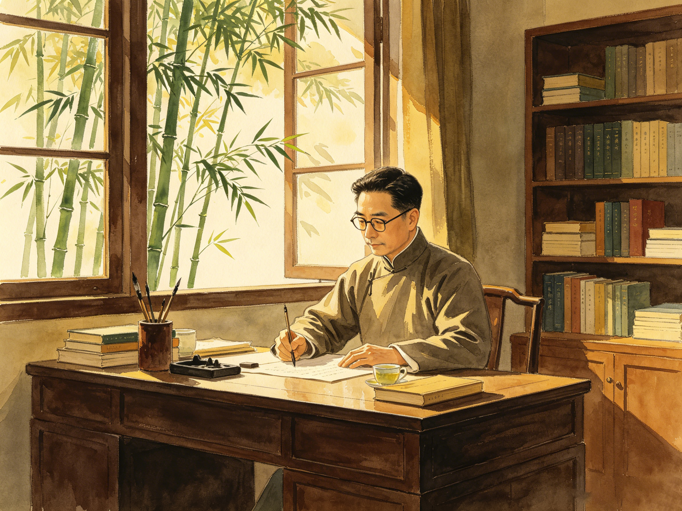 1945年《始终如一的茅盾先生》