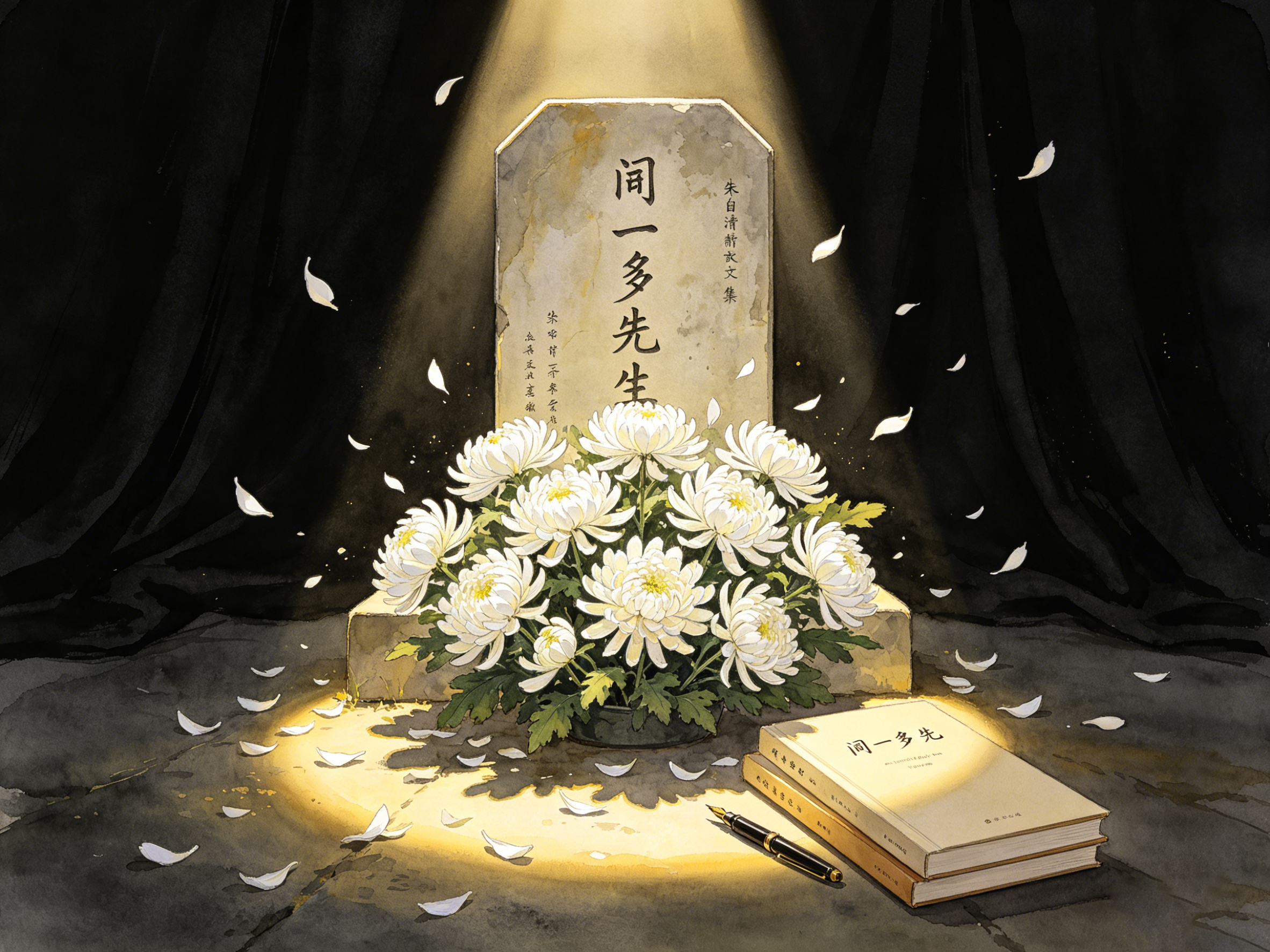 1946年《中国学术界的大损失悼闻一多先生》